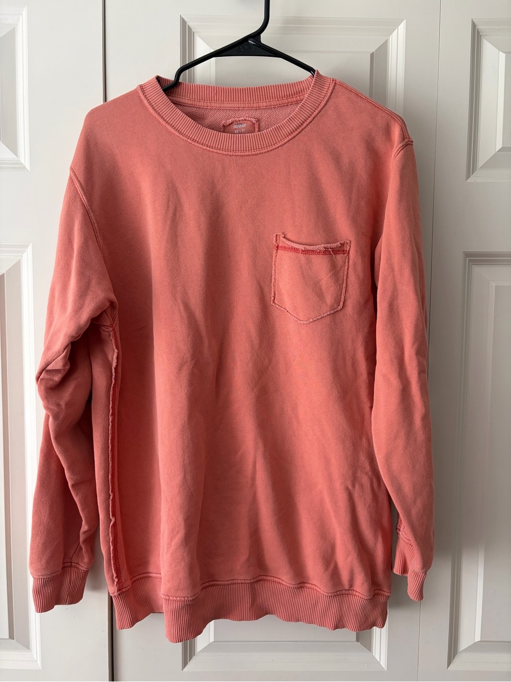 Aerie Everyday Pocket Crewneck Orange